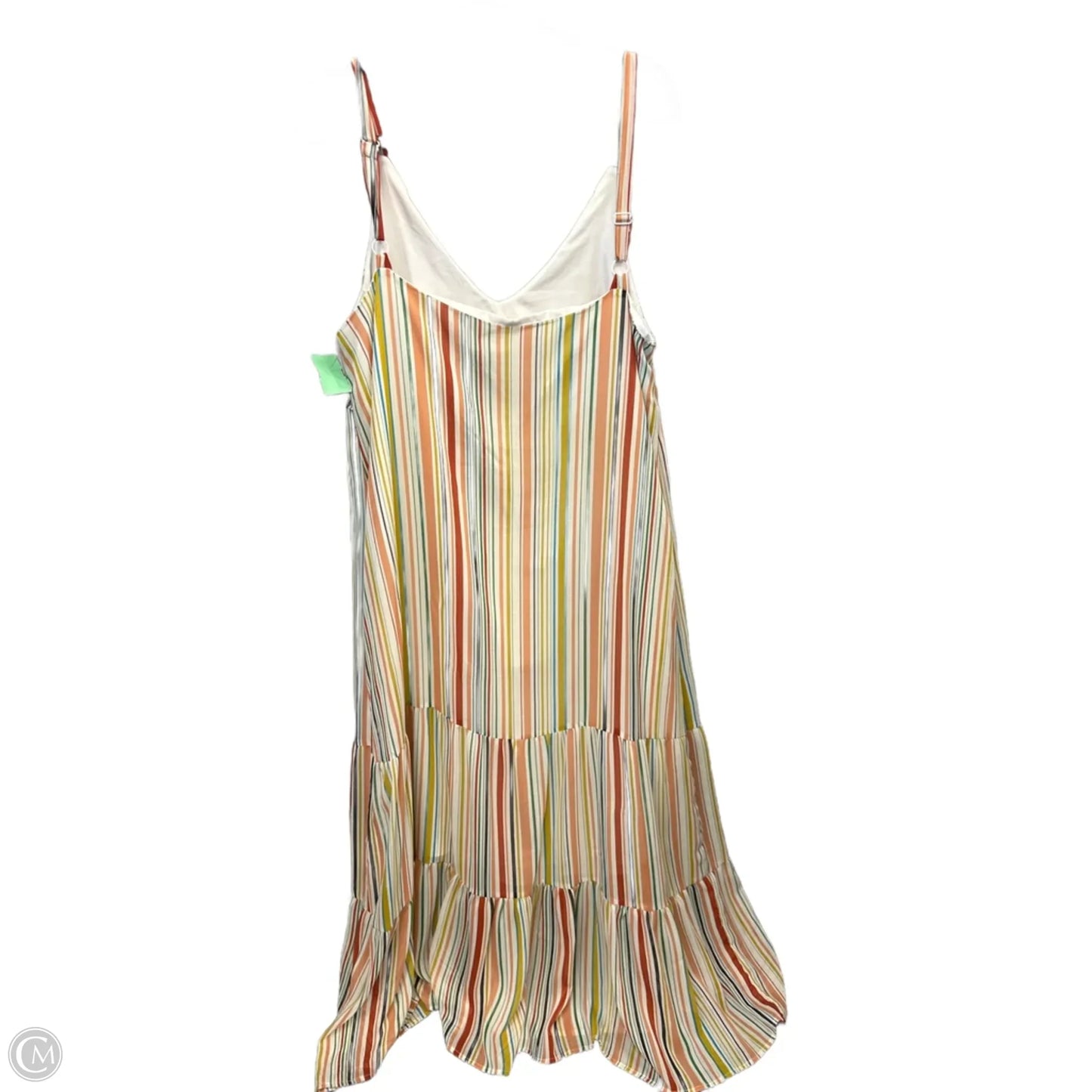 Dress Casual Maxi By Clothes Mentor In Striped Pattern, Size: Xl