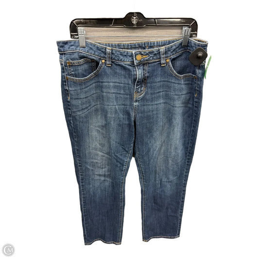 Jeans Boyfriend By Jennifer Lopez In Blue Denim, Size: 12