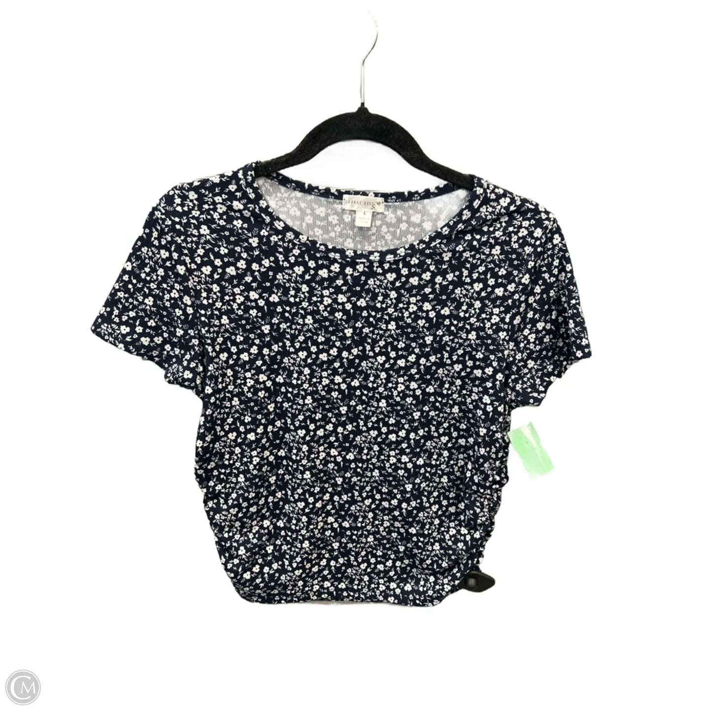 Top Short Sleeve By Clothes Mentor In Blue, Size: L