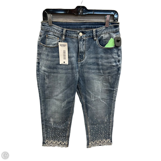 Capris By Clothes Mentor In Blue Denim, Size: 8