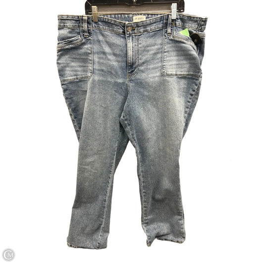 Jeans Boot Cut By Maurices In Blue Denim, Size: 22