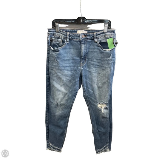 Jeans Skinny By Kancan In Blue Denim, Size: 12