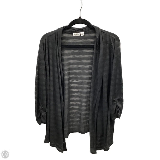 Cardigan By Cato In Black, Size: 3x