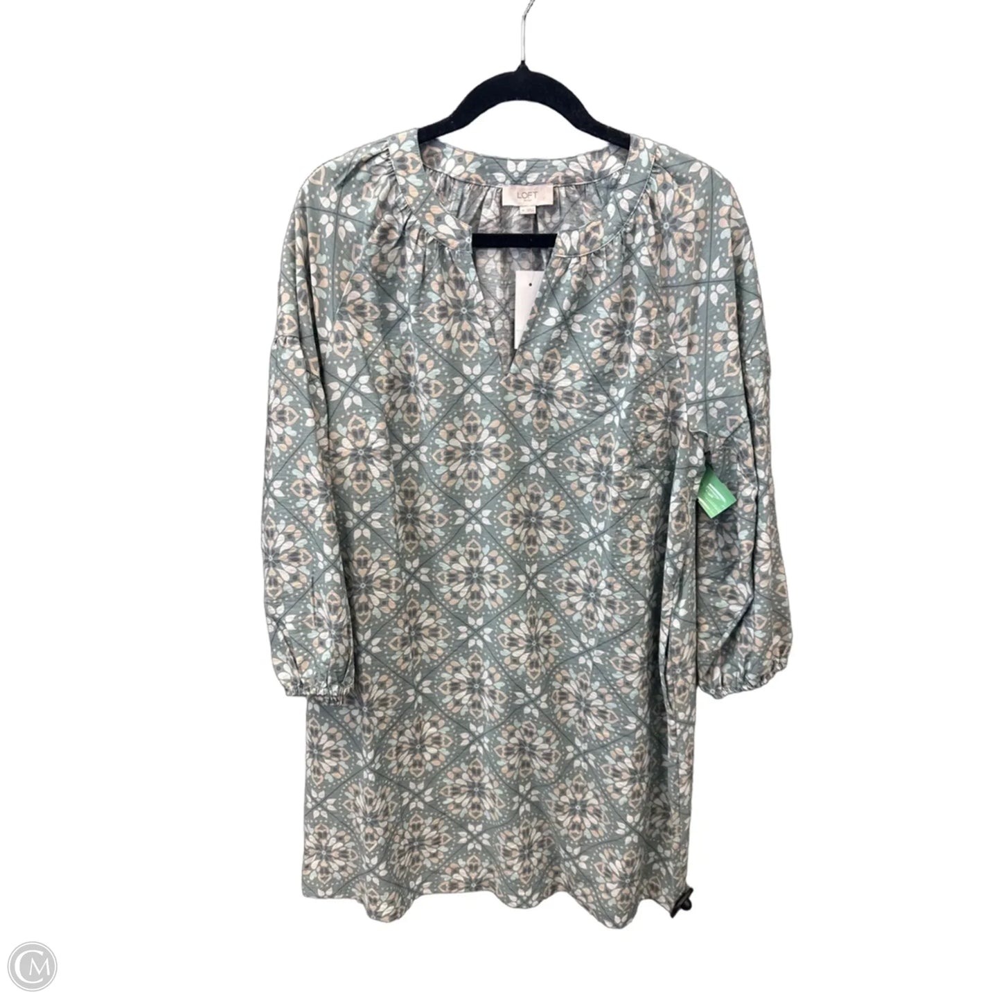 Dress Casual Midi By Loft In Green, Size: M
