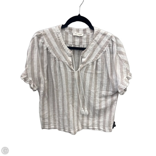 Top Short Sleeve By Beachlunchlounge In Striped Pattern, Size: Xs