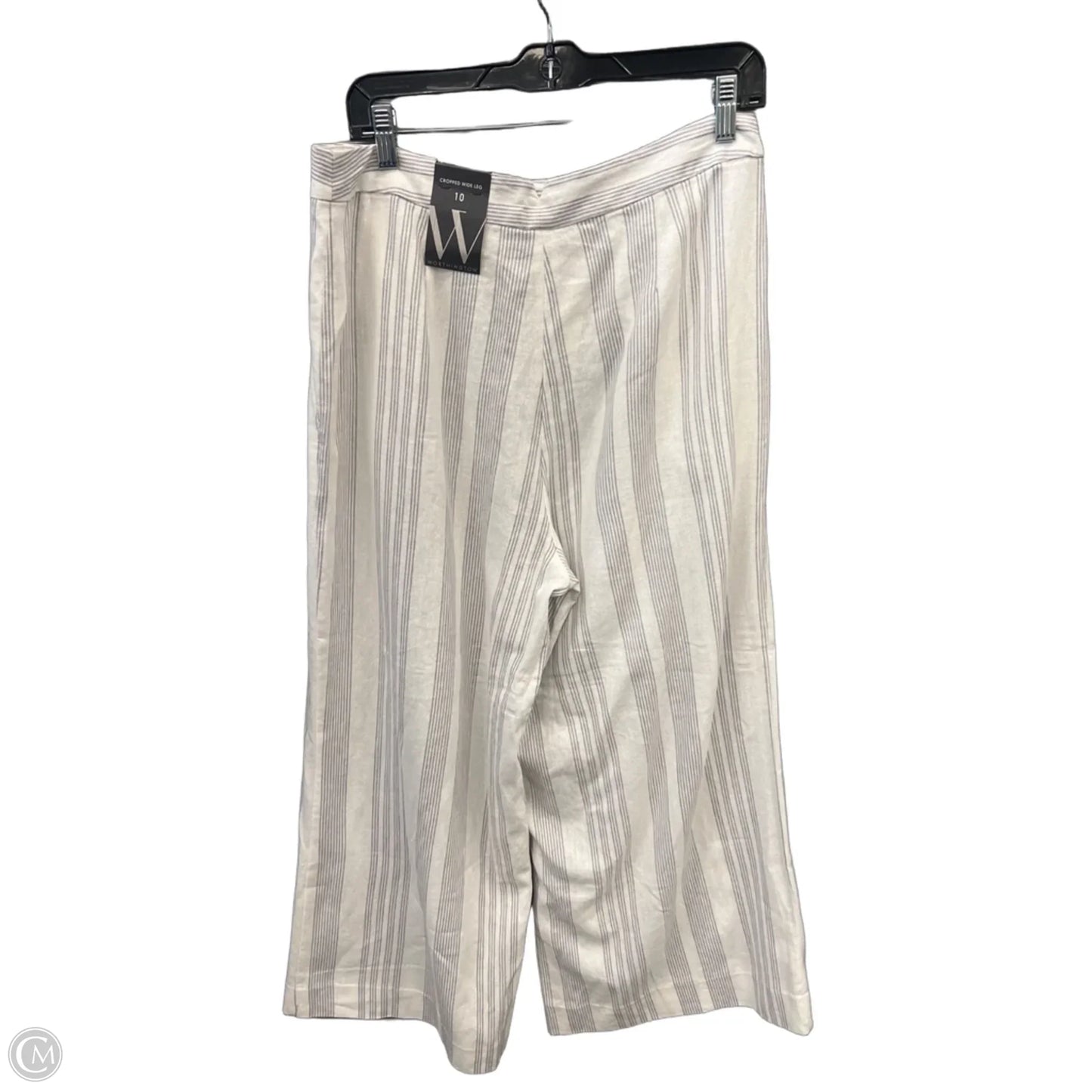 Pants Wide Leg By Worthington In Striped Pattern, Size: 10