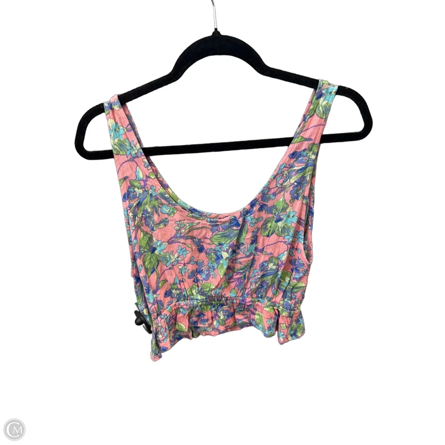 Top Sleeveless By Minkpink In Floral Print, Size: M