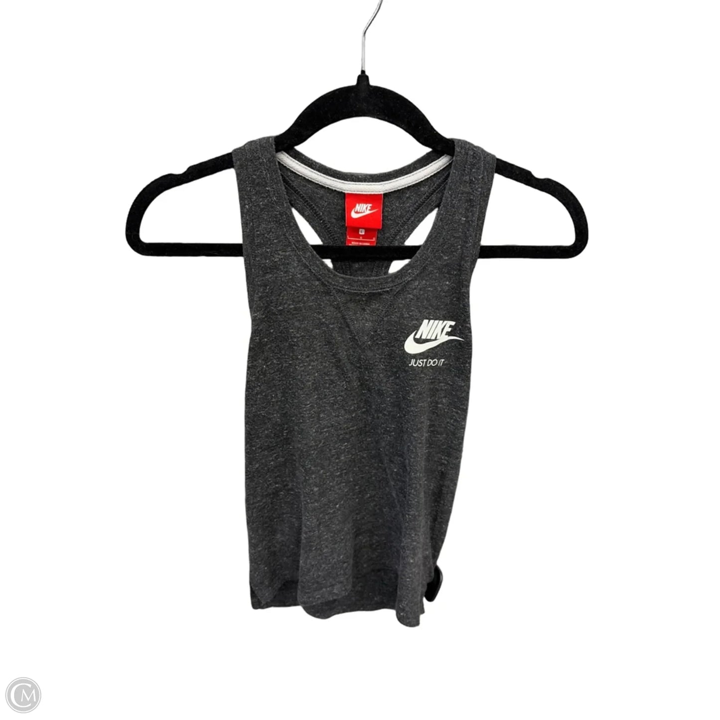 Athletic Tank Top By Nike In Grey, Size: L