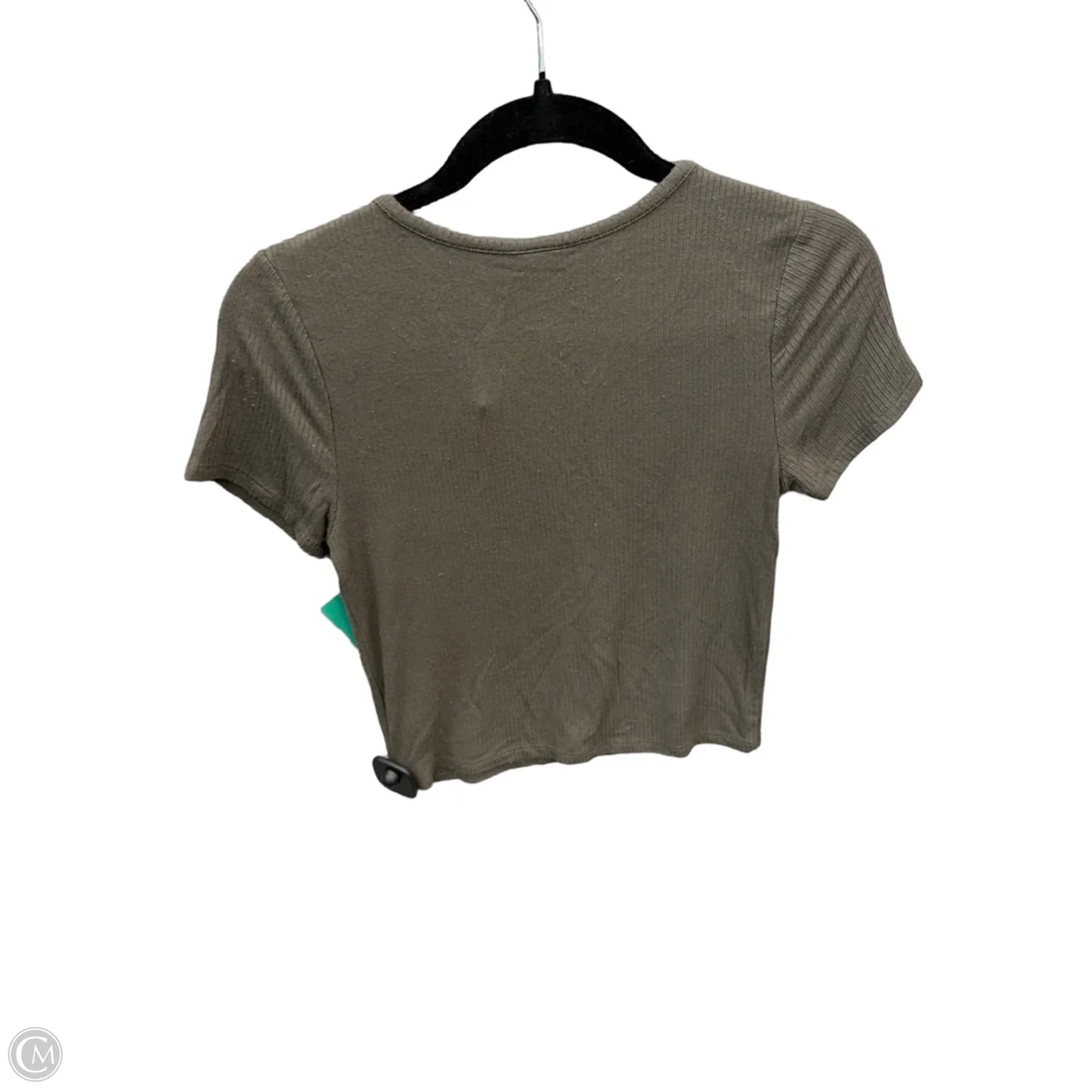 Top Short Sleeve Basic By Wild Fable In Green, Size: M