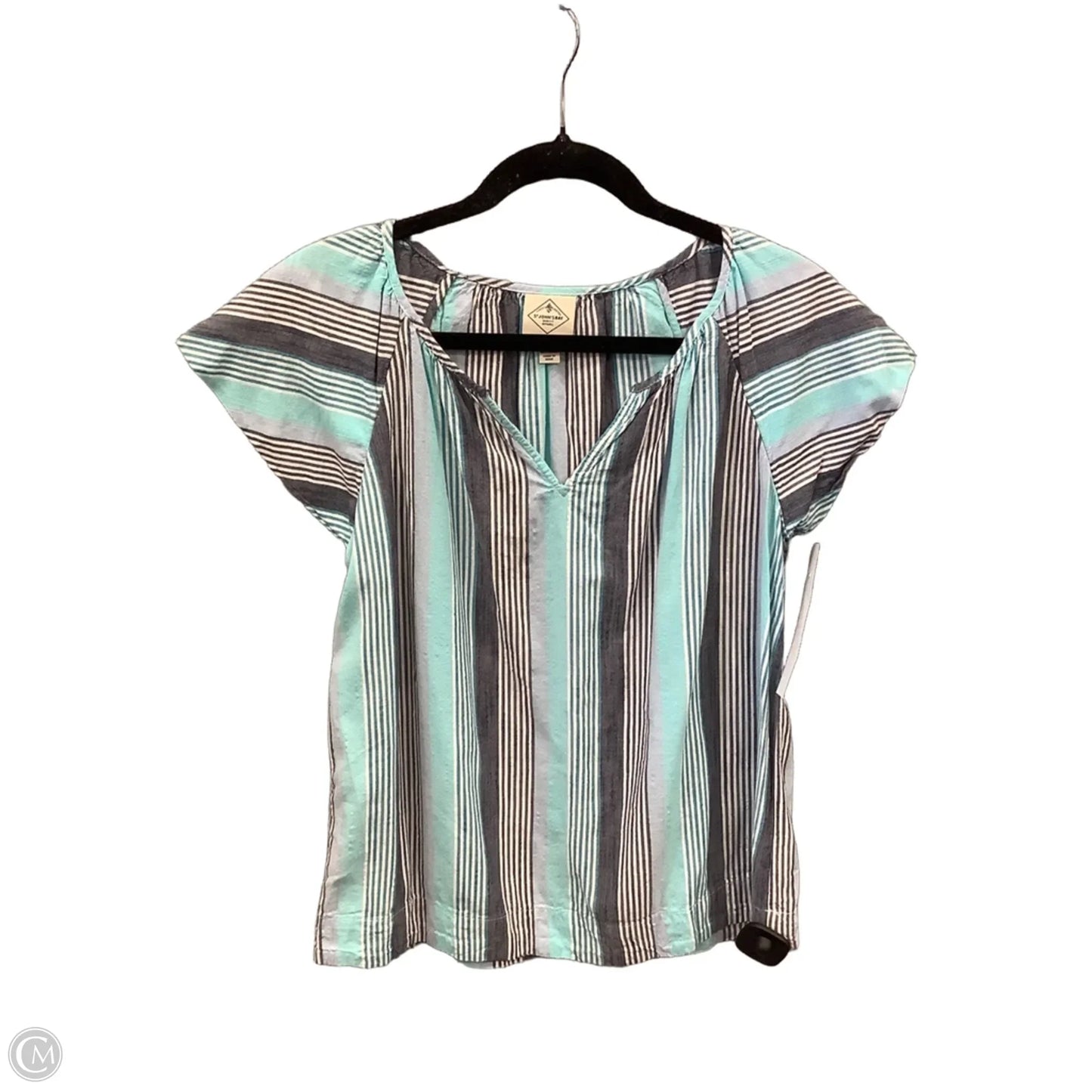 Top Short Sleeve By St Johns Bay In Striped Pattern, Size: Sp