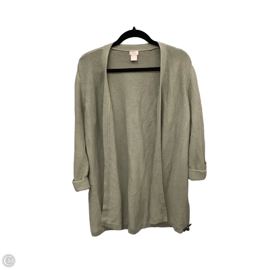 Cardigan By Chicos In Green, Size: L