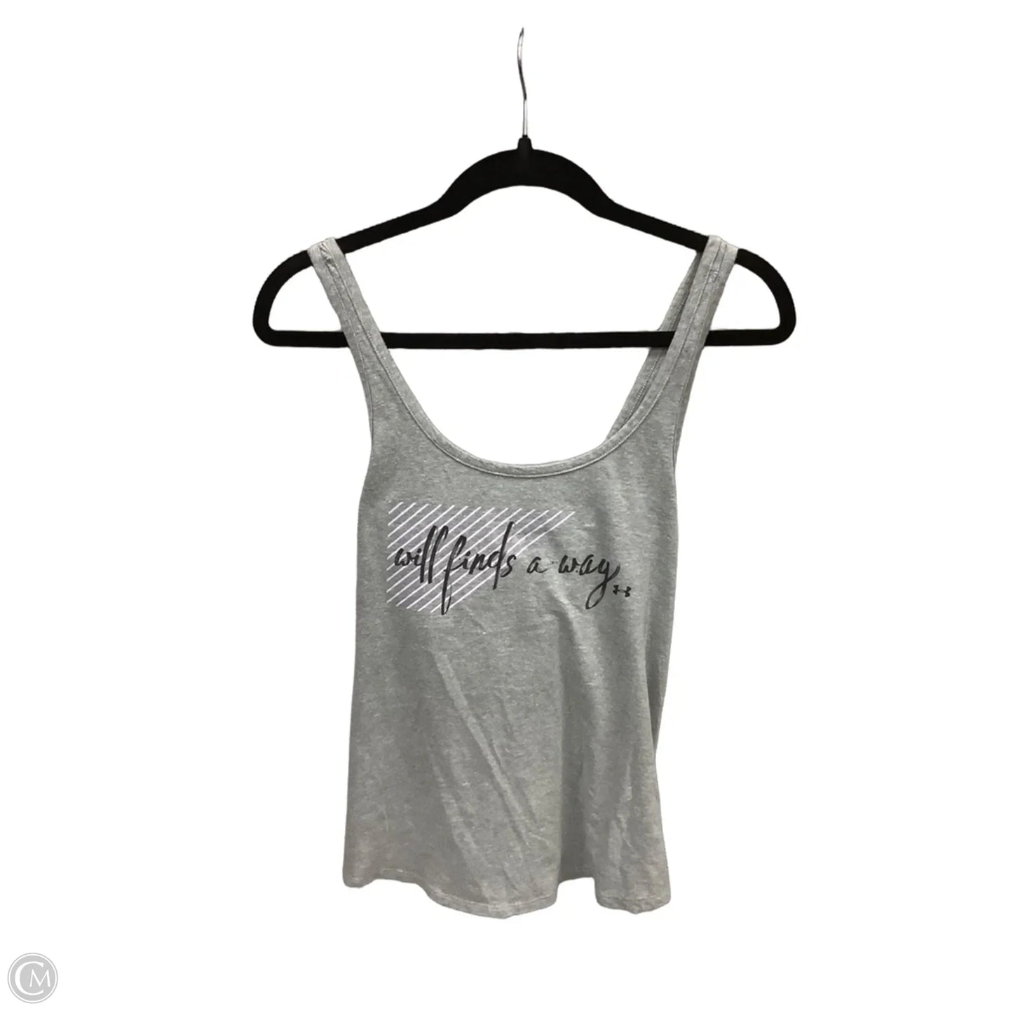 Athletic Tank Top By Under Armour In Grey, Size: M