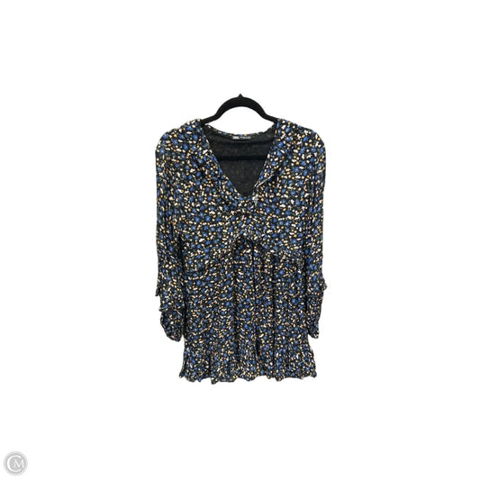 Dress Casual Short By Zara In Floral Print, Size: Xs