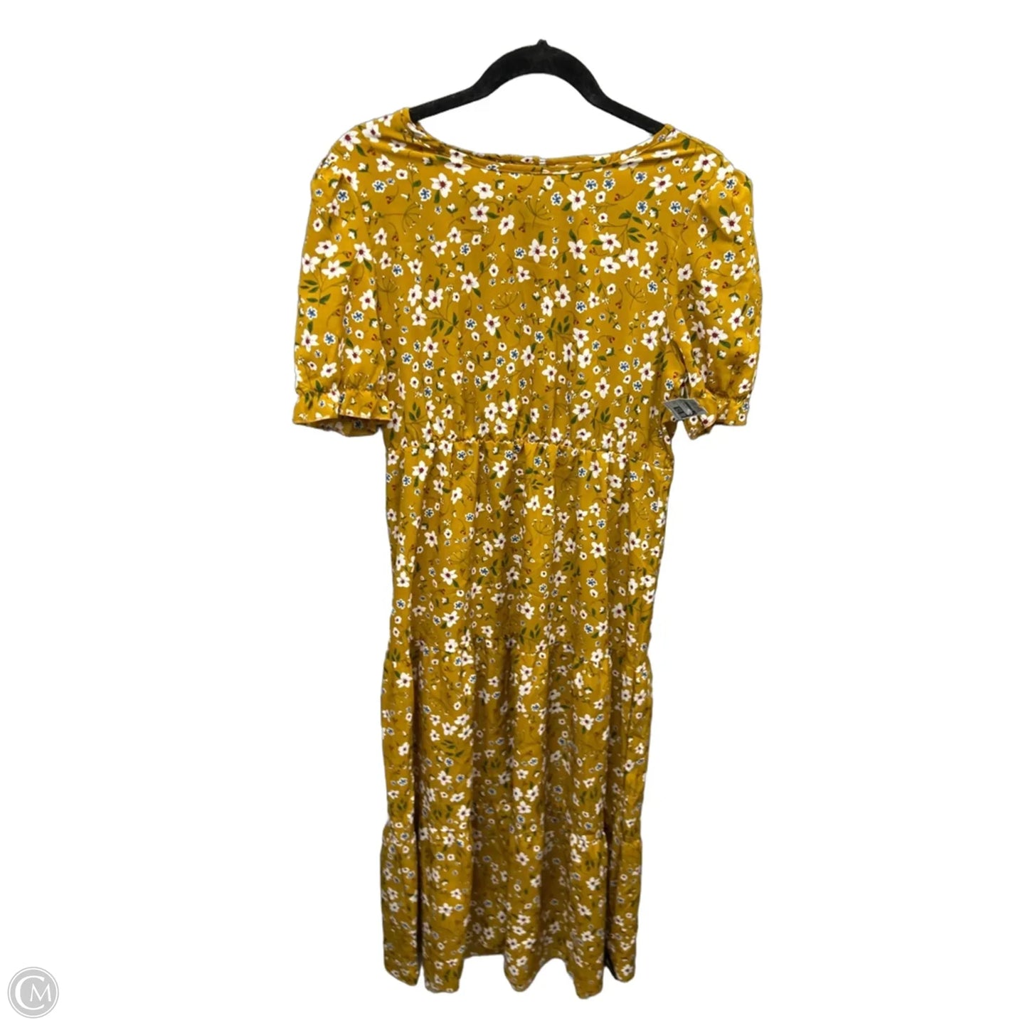 Dress Casual Maxi By Shein In Yellow, Size: M