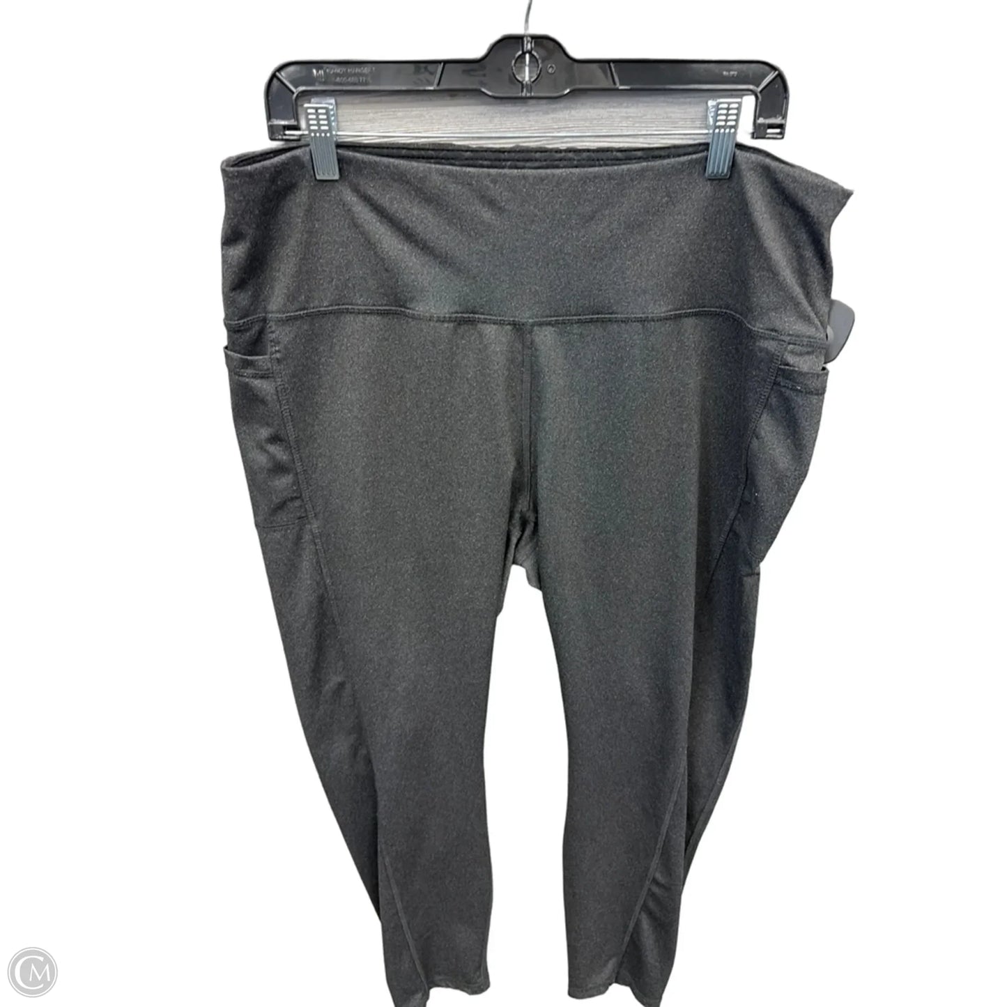 Athletic Leggings By Clothes Mentor In Grey, Size: 2x