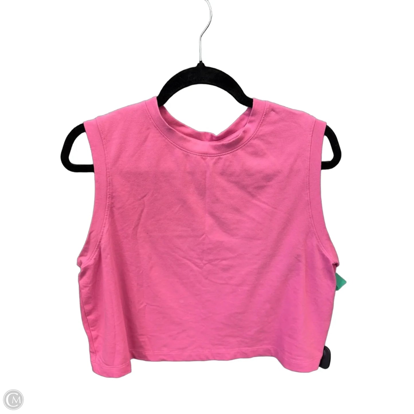 Top Sleeveless Basic By A New Day In Pink, Size: L
