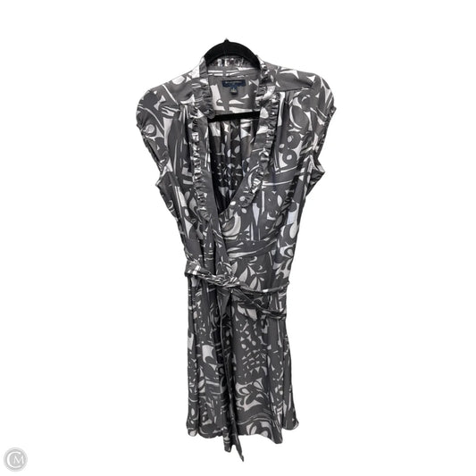 Dress Casual Midi By Banana Republic In Grey, Size: M