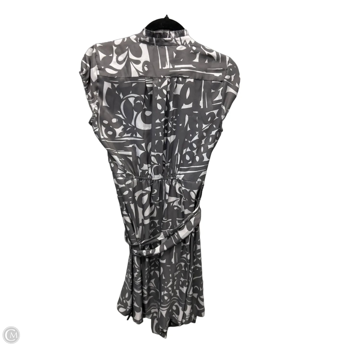 Dress Casual Midi By Banana Republic In Grey, Size: M