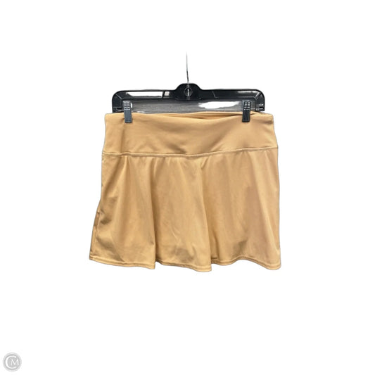 Athletic Skirt By Clothes Mentor In Yellow, Size: Xl