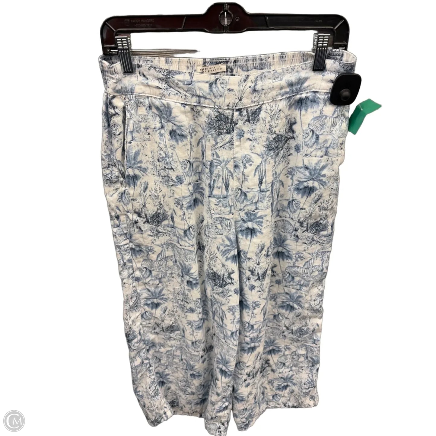 Pants Linen By Rachel Zoe In Blue, Size: 12