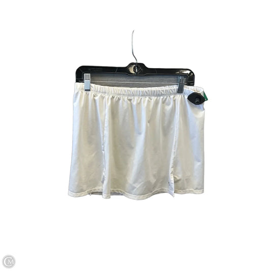 Athletic Skirt By Under Armour In White, Size: L