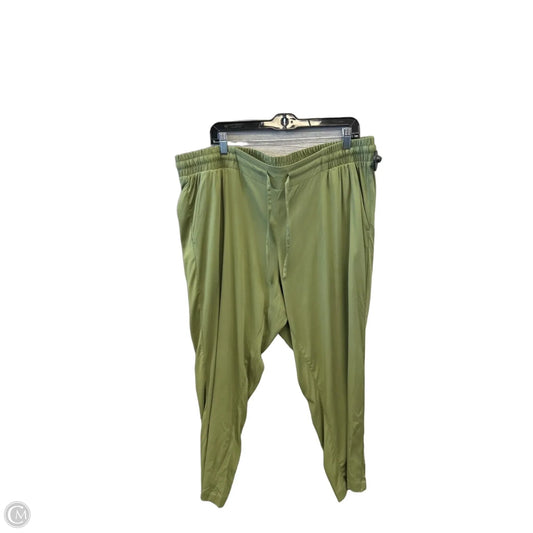 Athletic Pants By Torrid In Green, Size: 2x