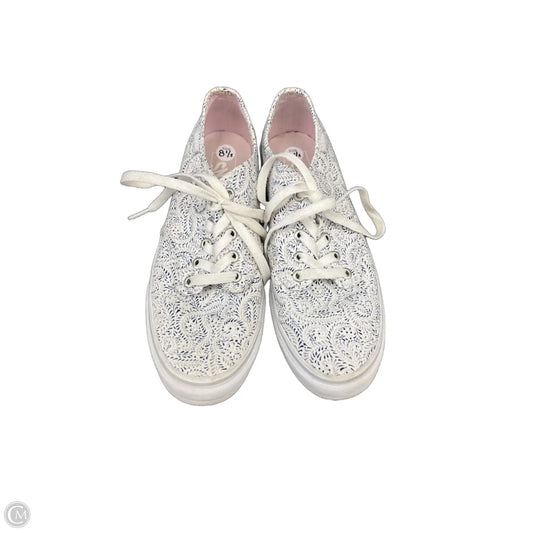 Shoes Sneakers By Vans In White, Size: 8.5
