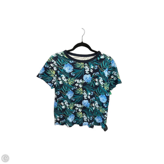 Top Short Sleeve By Old Navy In Blue, Size: M
