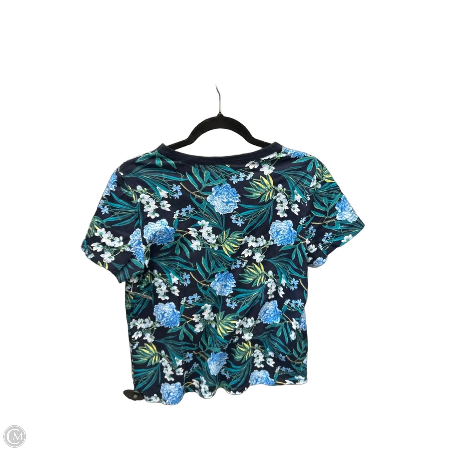 Top Short Sleeve By Old Navy In Blue, Size: M