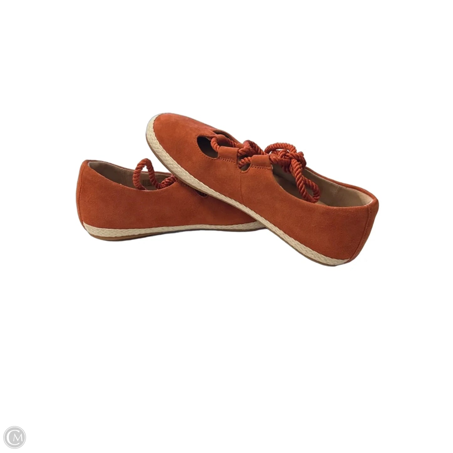 Shoes Flats By Fitflop In Orange, Size: 6.5