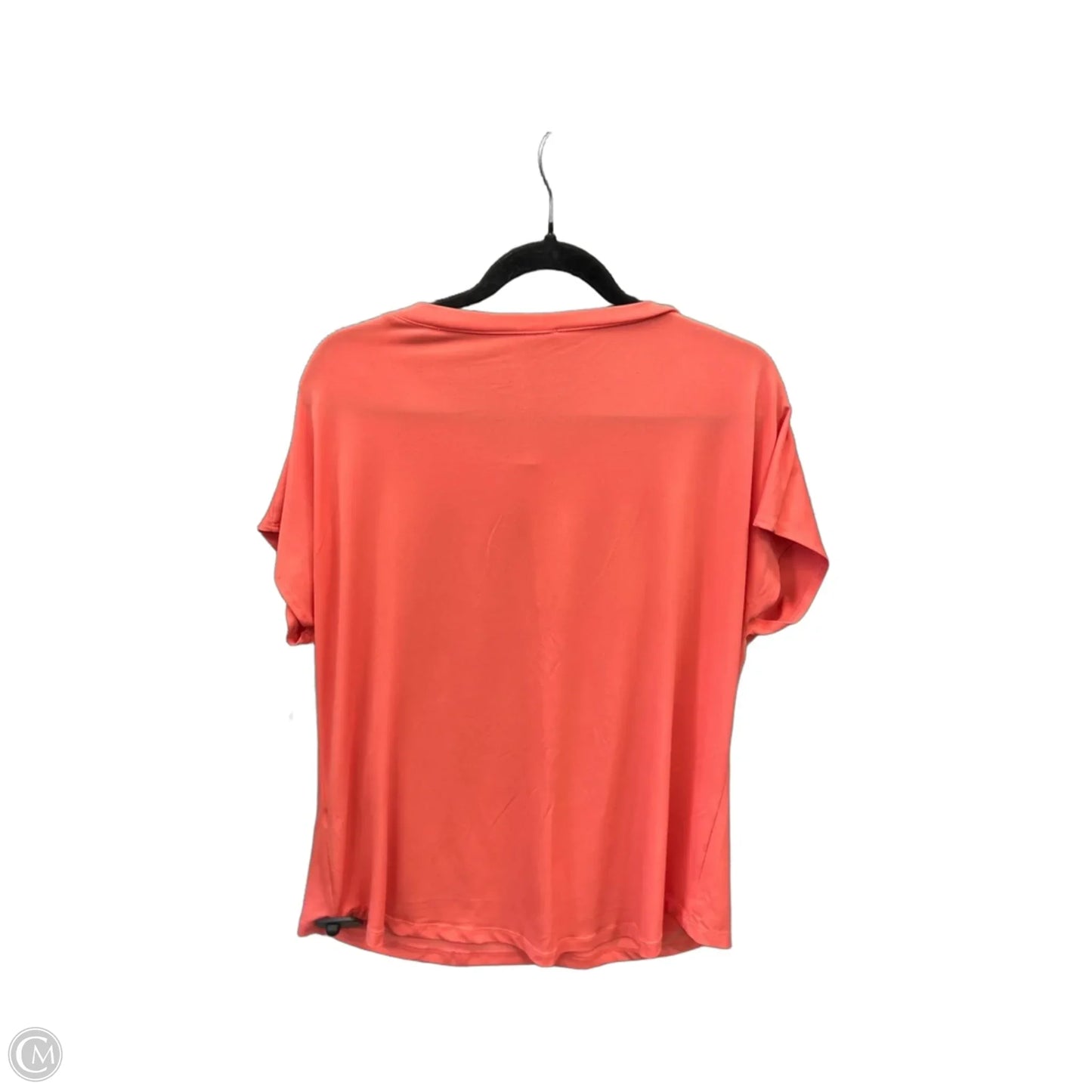 Top Short Sleeve By Chicos In Orange, Size: Xl