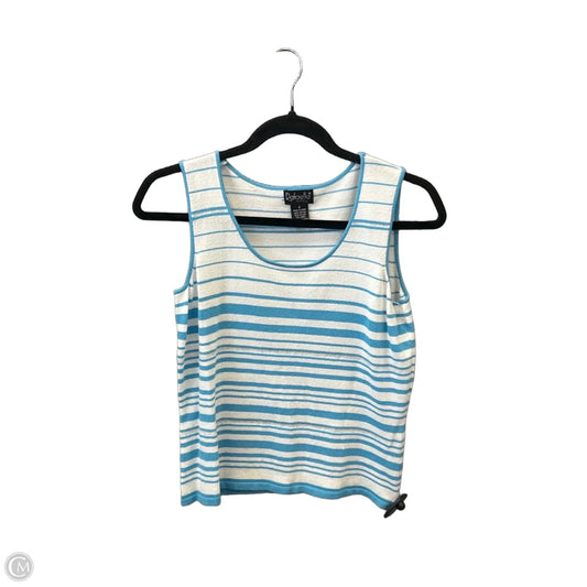 Top Sleeveless By Rafaella In Striped Pattern, Size: S