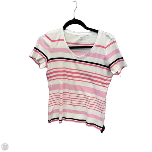 Top Short Sleeve By Talbots In White, Size: Sp