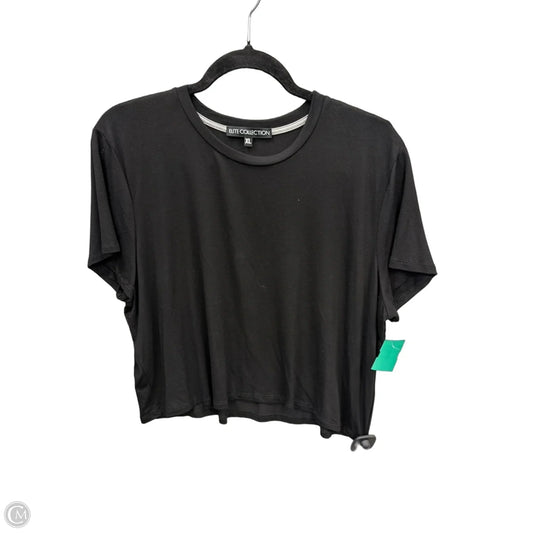 Top Short Sleeve Basic By Clothes Mentor In Black, Size: Xl