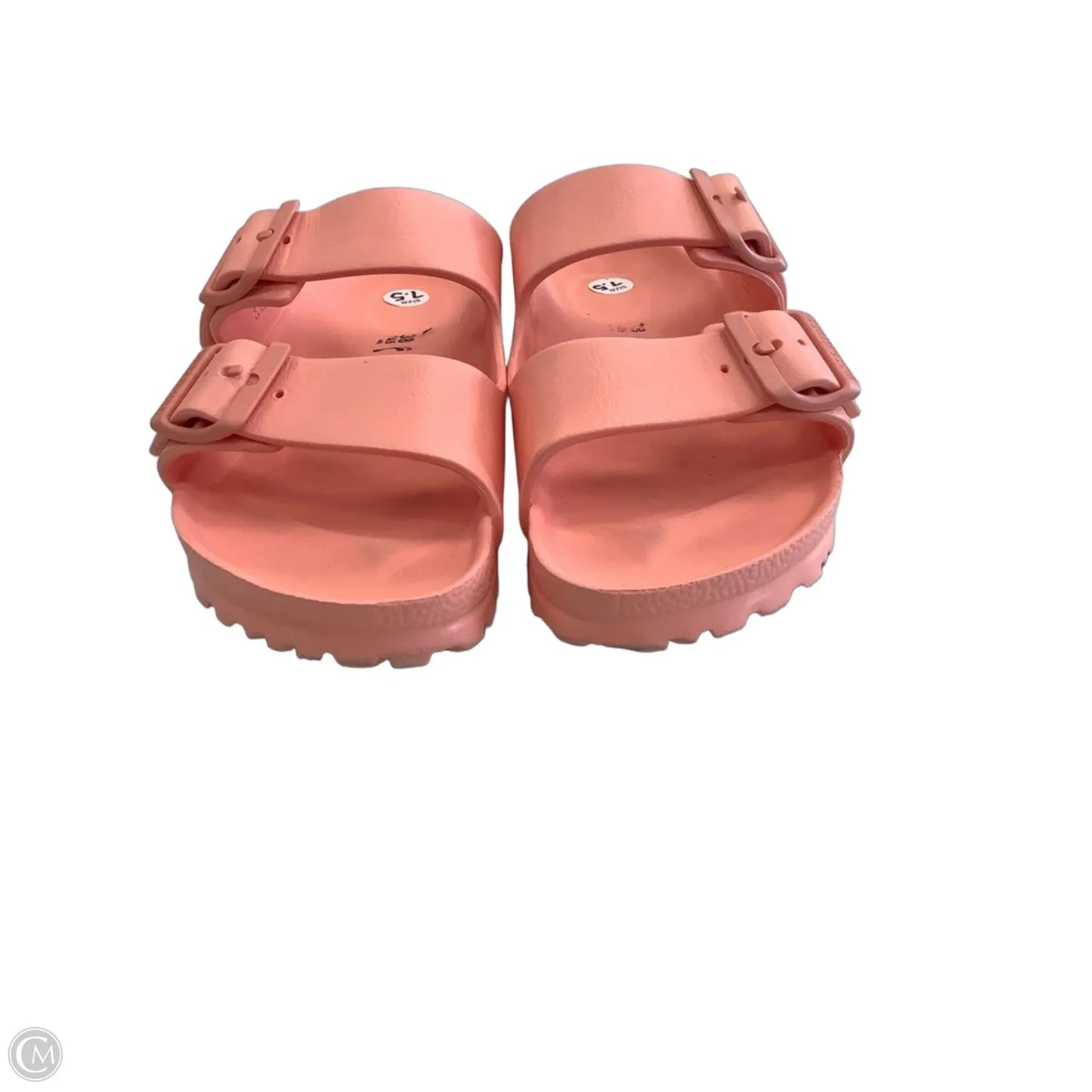 Sandals Flats By Birkenstock In Peach, Size: 7.5