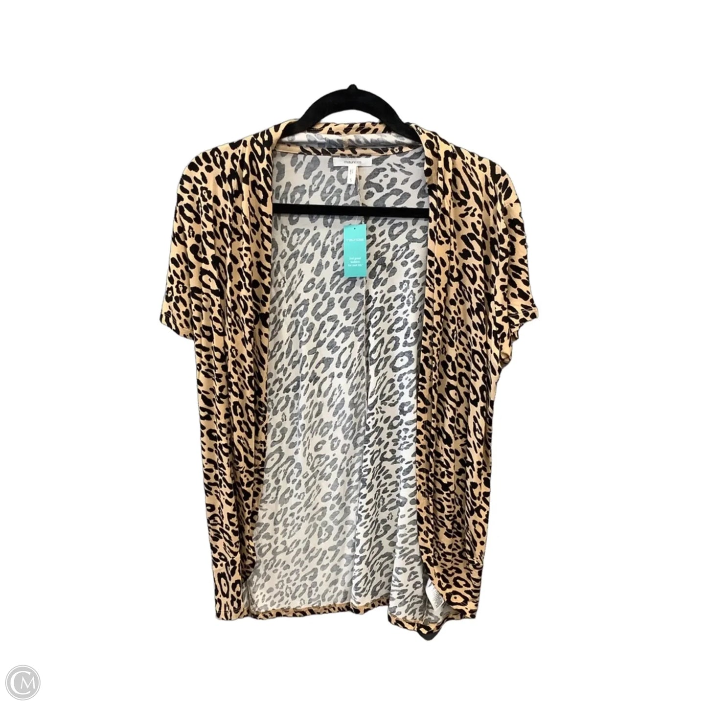 Cardigan By Maurices In Animal Print, Size: S