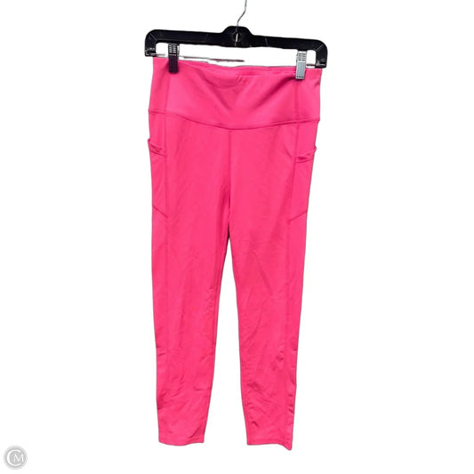 Athletic Leggings By Bebe Sounds In Pink, Size: M