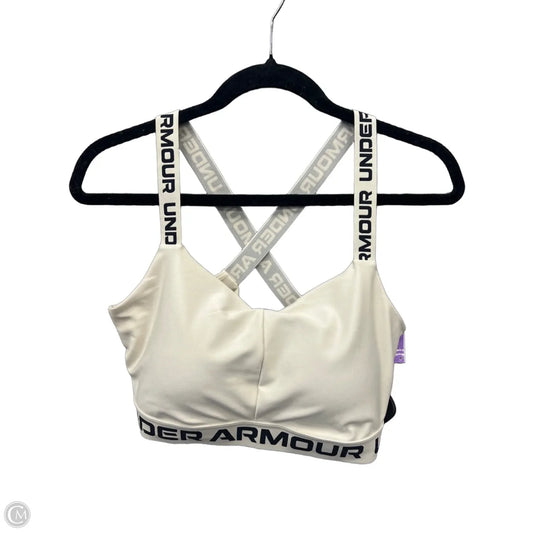 Athletic Bra By Under Armour In Cream, Size: Xl