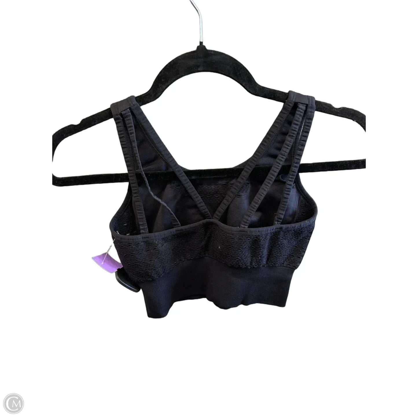 Athletic Bra By Gym Shark In Black, Size: Xs