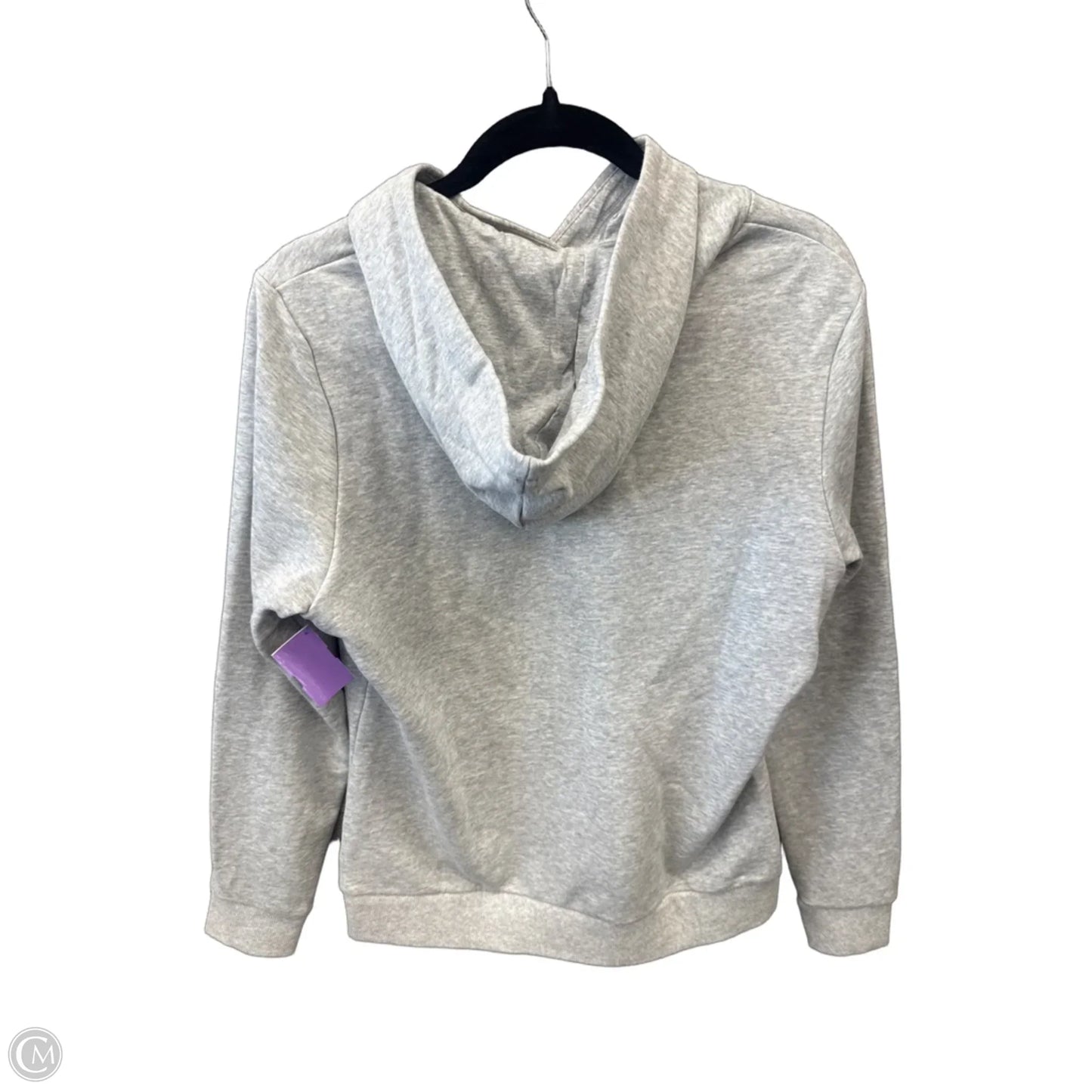 Sweatshirt Hoodie By Puma In Grey, Size: L
