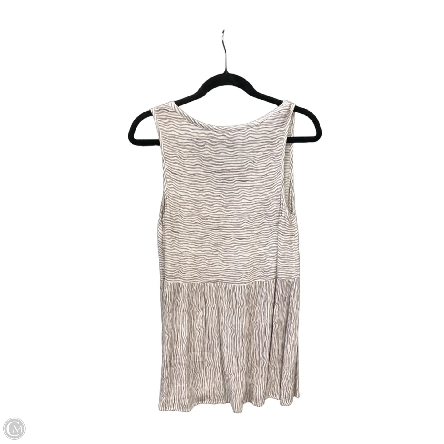 Tunic Sleeveless By Daytrip In Striped Pattern, Size: S
