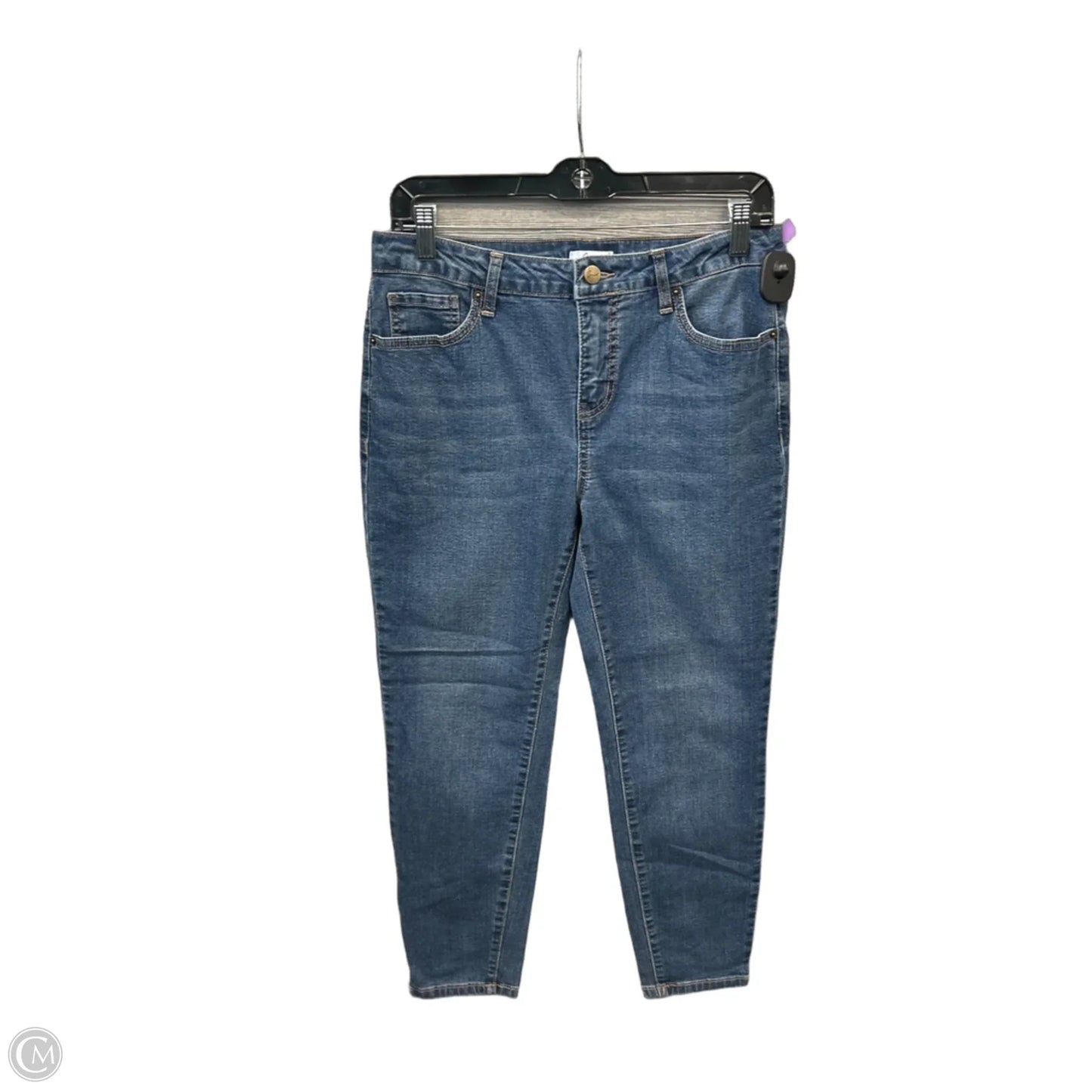 Jeans Skinny By Clothes Mentor In Blue Denim, Size: 12p