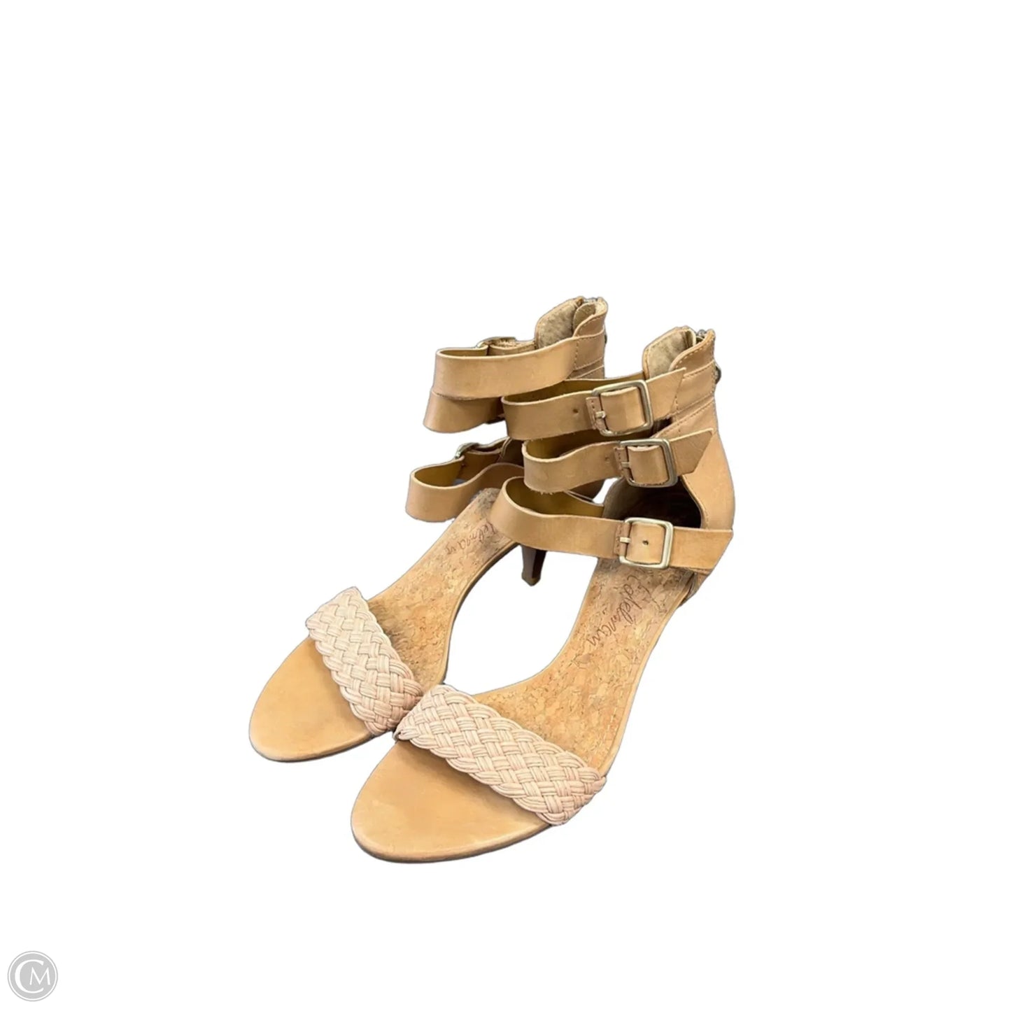 Sandals Heels Kitten By Sam Edelman In Brown, Size: 8