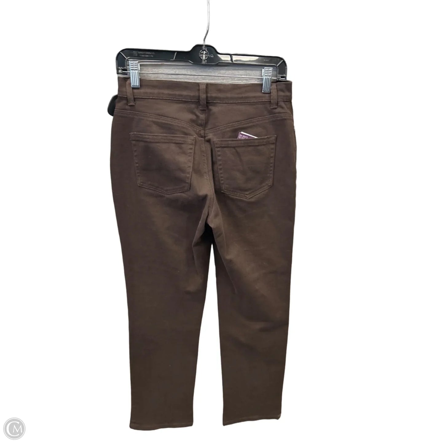 Jeans Straight By Gloria Vanderbilt In Brown Denim, Size: 4