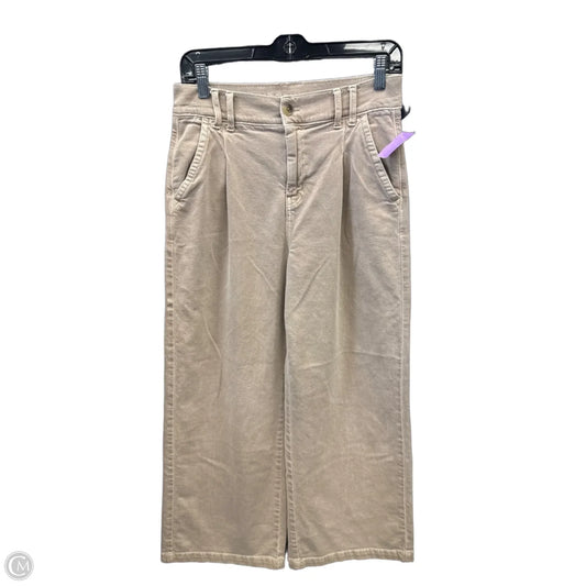 Pants Wide Leg By American Eagle In Tan, Size: 4