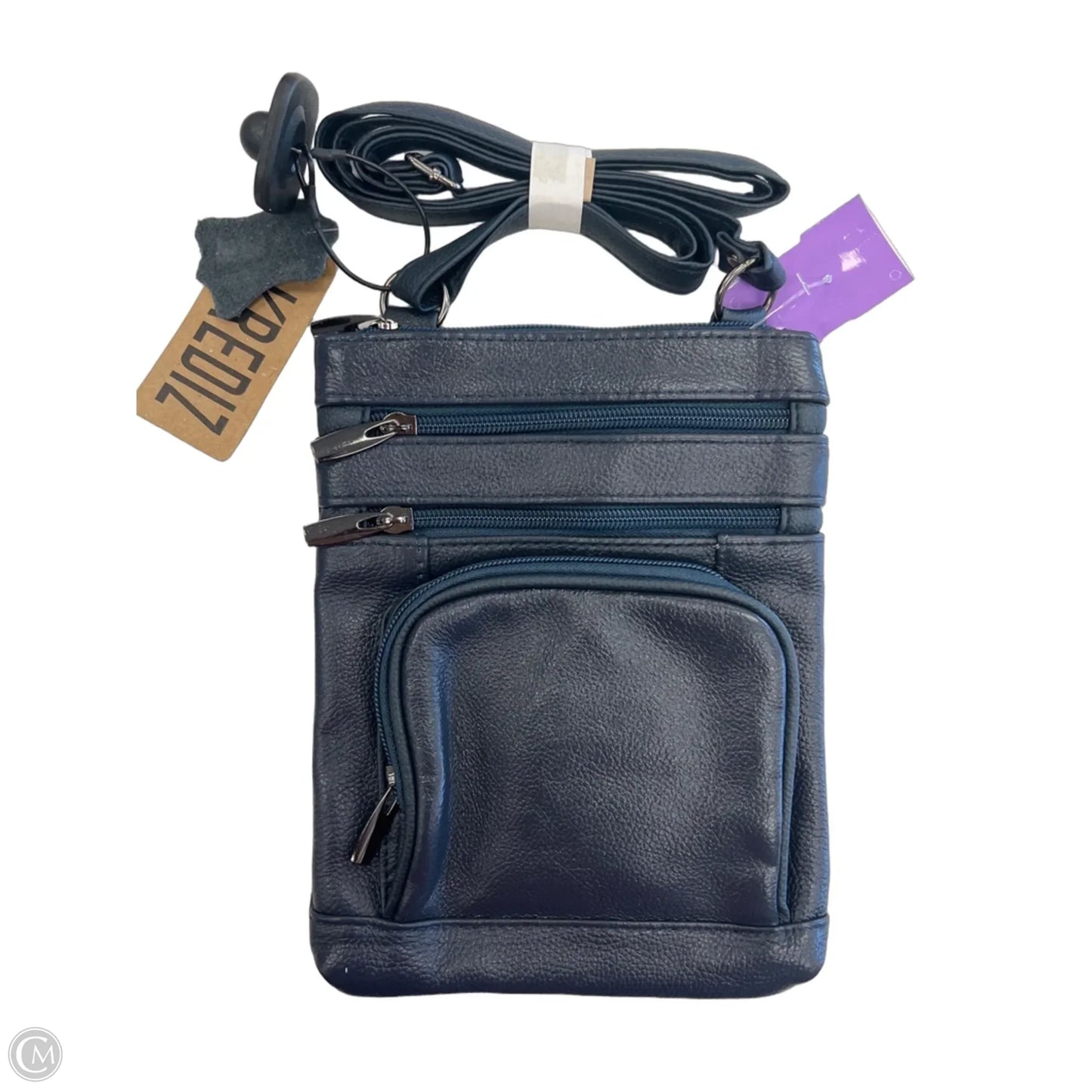 Crossbody Leather By Clothes Mentor, Size: Small