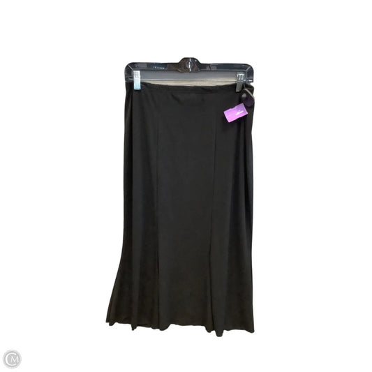 Skirt Maxi By Briggs In Black, Size: 4