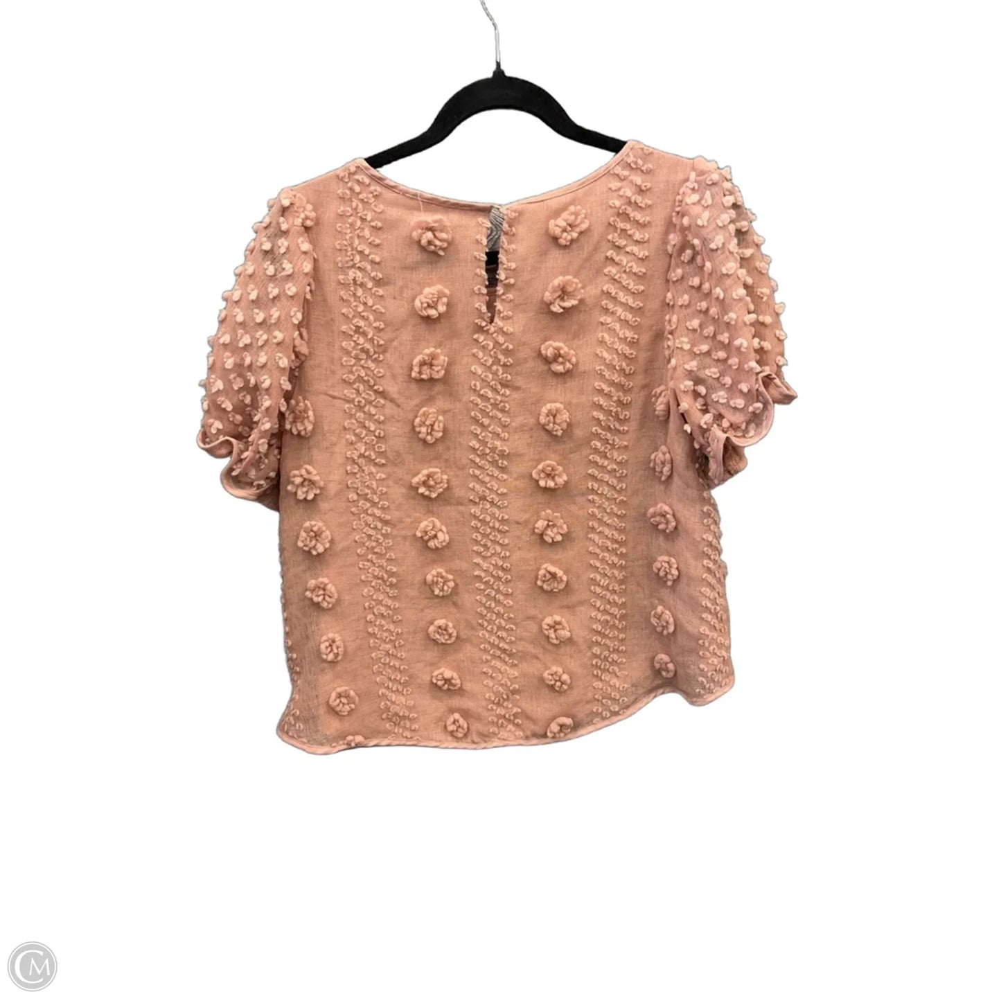 Top Short Sleeve By Mine In Pink, Size: M