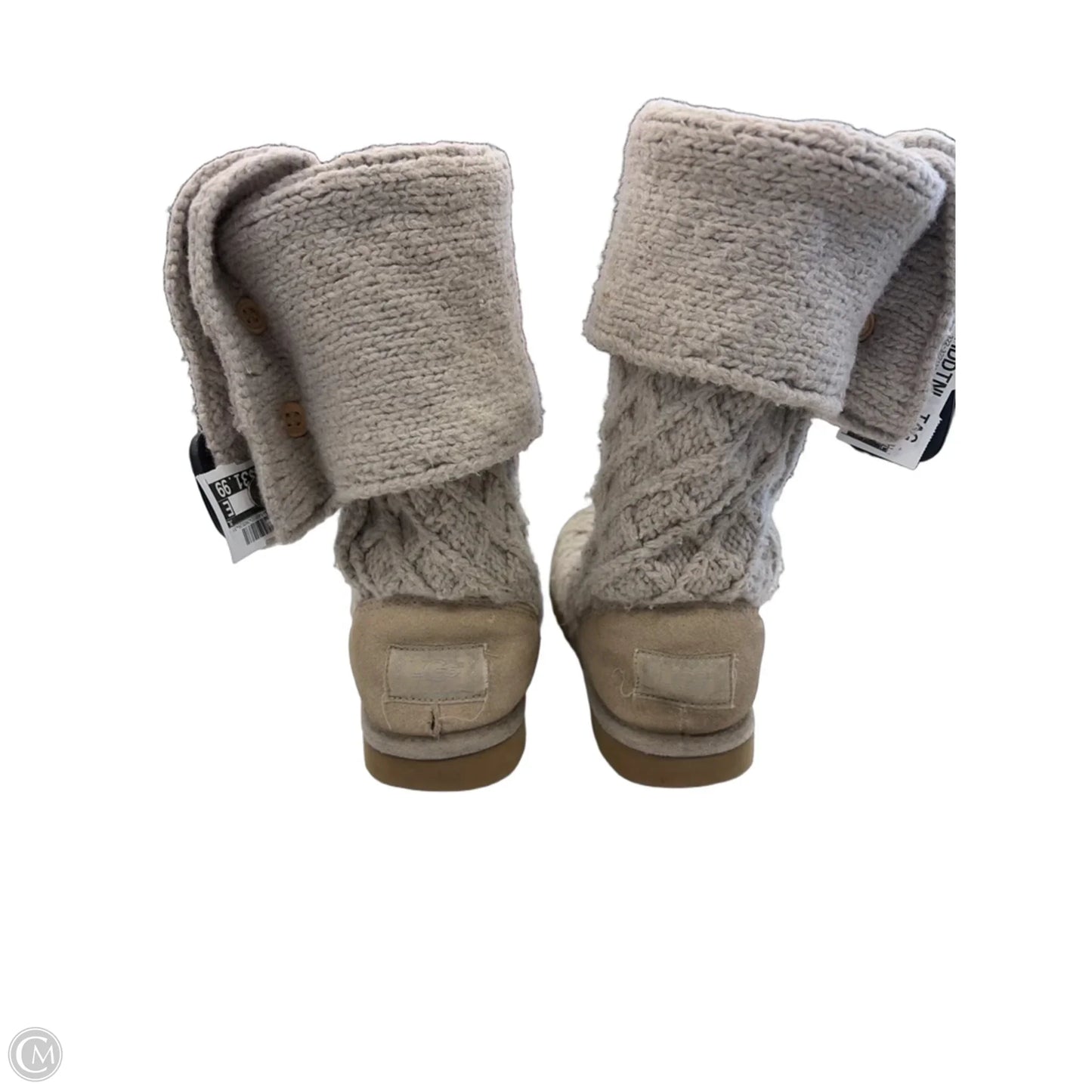 Boots Designer By Ugg In Grey, Size: 6
