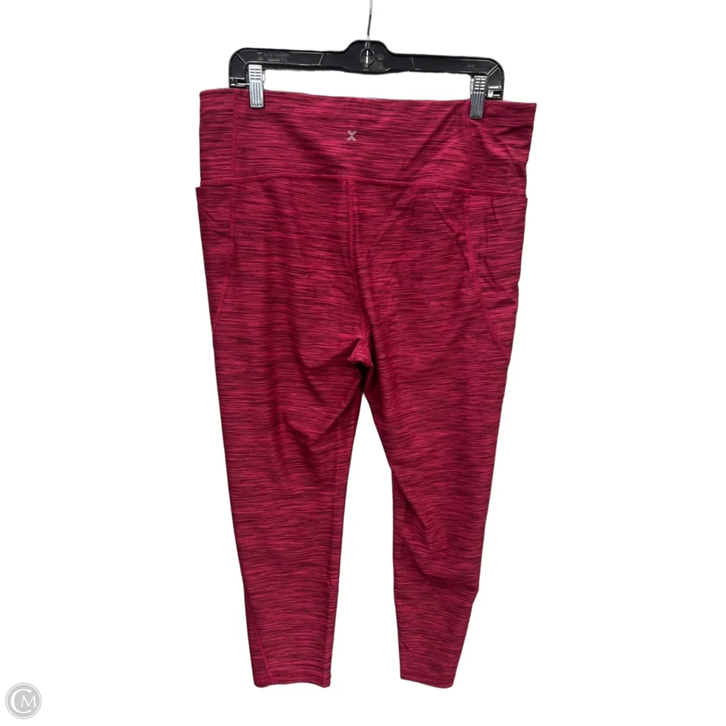 Athletic Leggings By Xersion In Red, Size: Xl